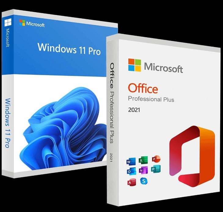 Windows 11 Pro SK + Microsoft Office 2021 Pro (Doživotná licencia) ✅ Balík 2v1 - Microsoft - LicenceX.sk